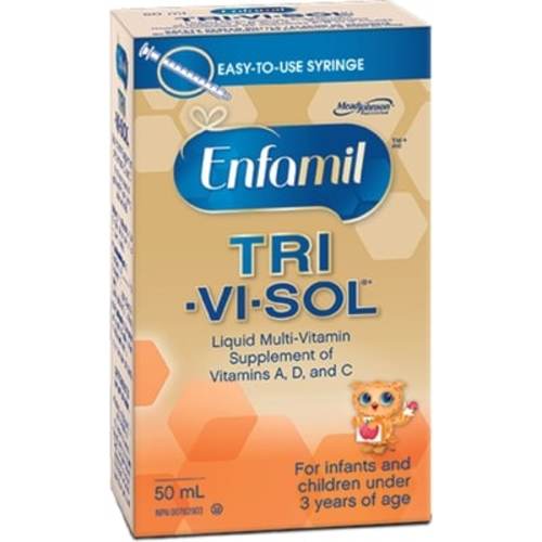 Enfamil TRI-VI-SOL Liquid Multi-Vitamin Supplement of VItamins A, D and C, 50mL | Shoppers Drug Mart