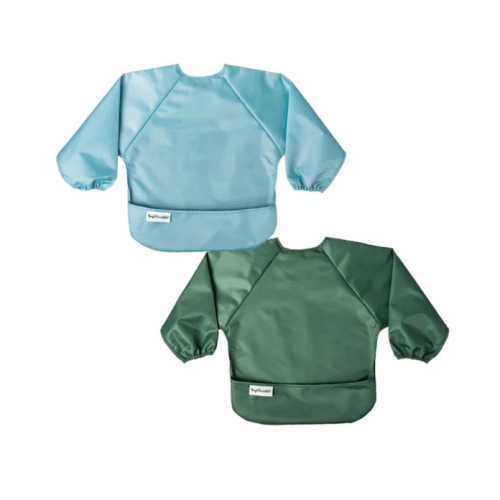 Mess-proof Full Sleeve Bibs - 2 Pack | Snuggle Bugz | Canada's Baby Store