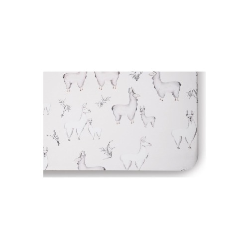 Llama Jersey Crib Sheet