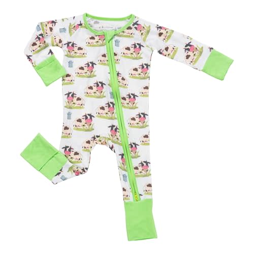 LollyBanks Baby Pajamas, Baby Romper 95% Bamboo Viscose and 5% Spandex