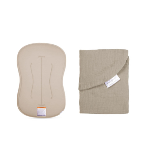 Lounger Curve + Muslin Cover Set | Birch
