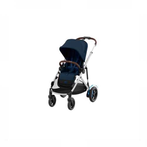 Cybex e-Gazelle S Stroller, 2024, Ocean Blue, Silver