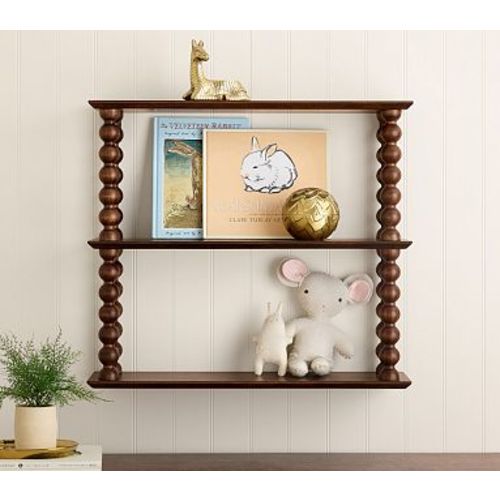 Chris Loves Julia Turned Wood Tiered Shelf