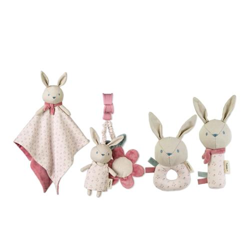 Cotton Bunnie Cozy Beginnings Gift Set Lily- Pink – Maisonette