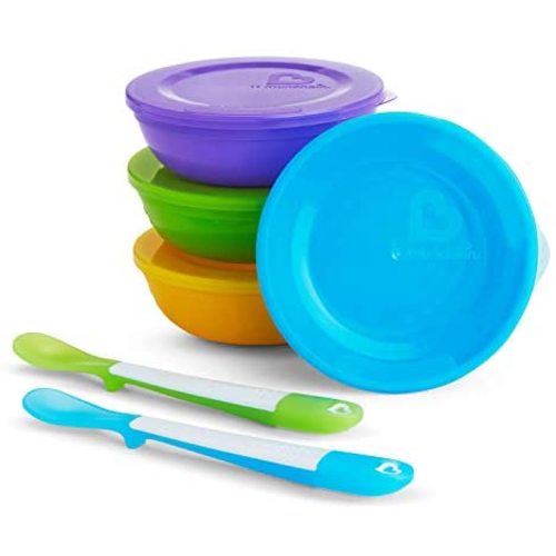 Munchkin Love-a-Bowls 10 Piece Feeding Set, Multicolor