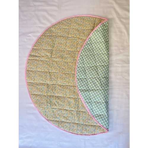 reversible quilted play mat