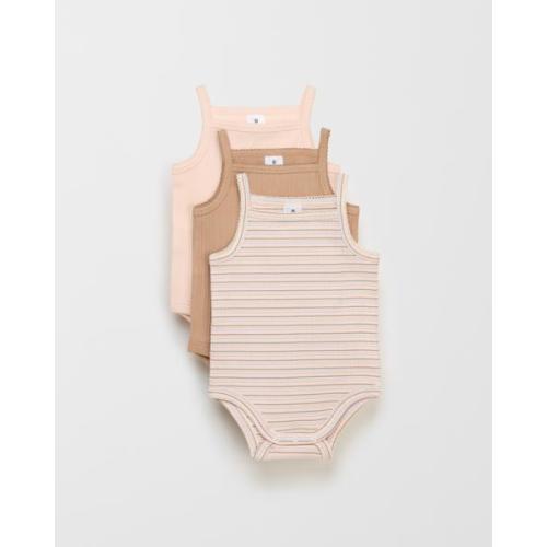 Organic Cotton Baby Rib Bodysuit 3 Pack