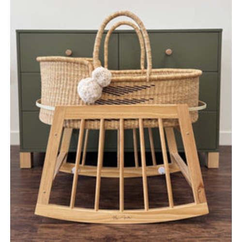 Oak Moses Basket