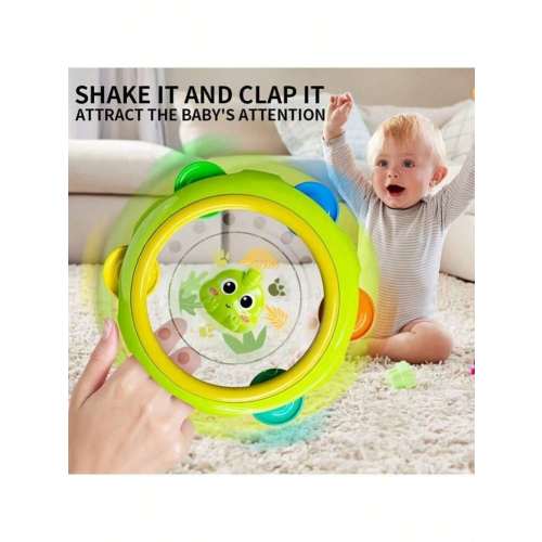 Vibrating Hand Drum, Suitable For 0+ Years Old As Percussion Toy - Great For Grip Strength Training, Relaxation And Auditory Development - Ideal Gift For Halloween Or Christmas, Available In 2 Colors | SHEIN USA