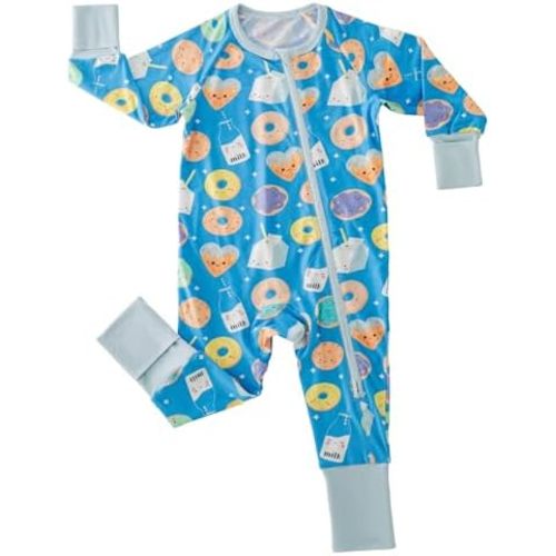 Baby Pajamas for Boys & Girls, Preemie & Newborn Sleepers, 92% Viscose From Bamboo 2-Way Zippers Footless PJs