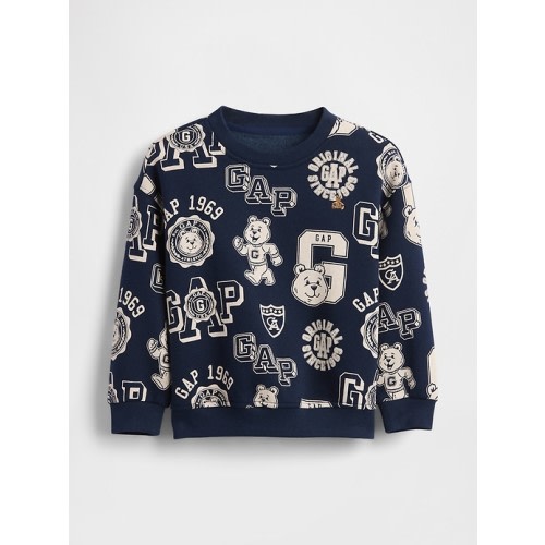 Baby & Toddler VintageSoft Varsity Bear Sweatshirt | Gap
