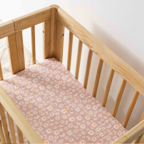 Babyletto All-Stages Bassinet Sheet in GOTS Certified Organic Muslin Cotton