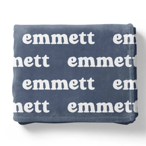 Baby Blues Personalized Color Blanket