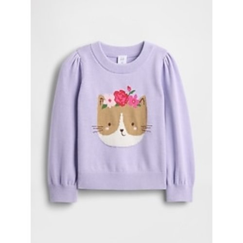 Baby & Toddler Puff-Sleeve Sweater | Gap