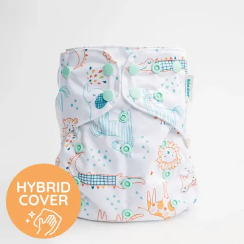 Essentials Hybrid Wipeable Diaper Cover in Prints