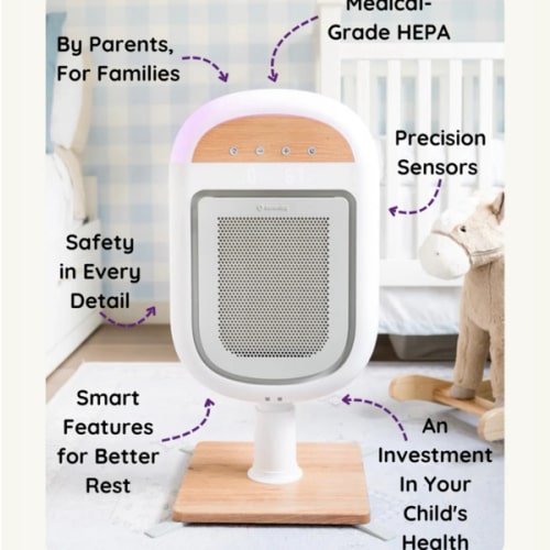 Sereniby Medical-Grade Nursery Purifier with SafeFlow™ Technology