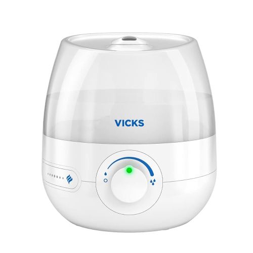 Vicks Mini Filter Free Cool Mist Humidifier, Small Room – Variable Mist Control – Works with Vicks VapoPads