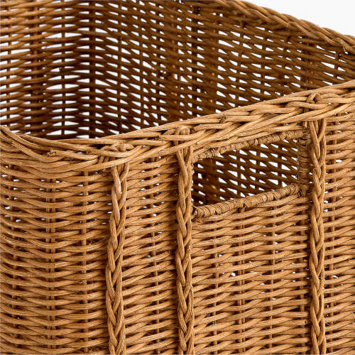 Alford Rattan Large Rectangle Basket