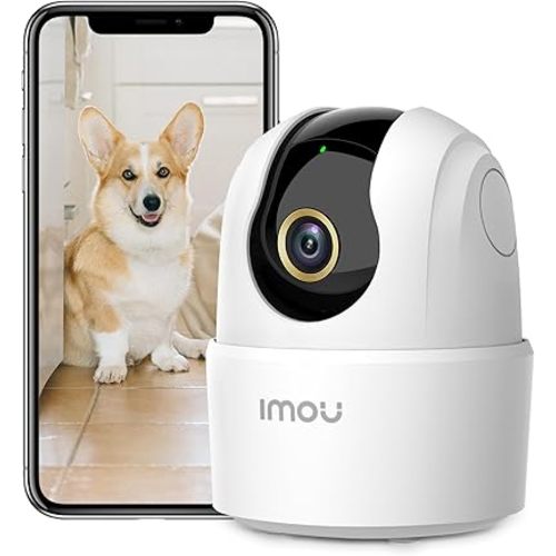 Imou 2.5K WiFi Camera Indoor Pet Dog Camera 4MP, 360° Home Security Wireless IP Baby Camera, Human Detection AI, Smart Tracking, Siren, 10m Night Vision, 2-Way Audio, Privacy Mode, Works with Alexa
