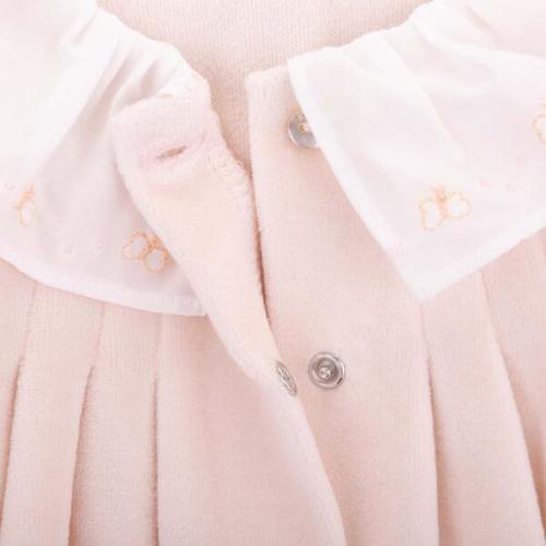 Footie Rose in organic cotton - Knot | Maisonette