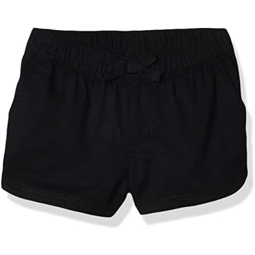 The Children's Place Baby Girls' and Toddler Twill Pull on Shorts
