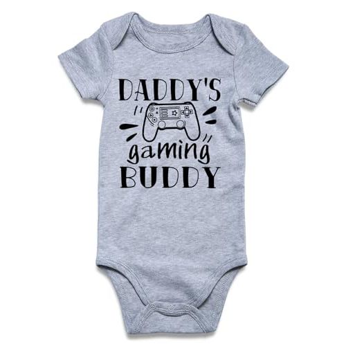 Kimoda Baby Boys Girls Bodysuit Infant Funny Outfit Newborn Short Sleeve Romper Clothes Baby Jumpsuit 0-12 Months