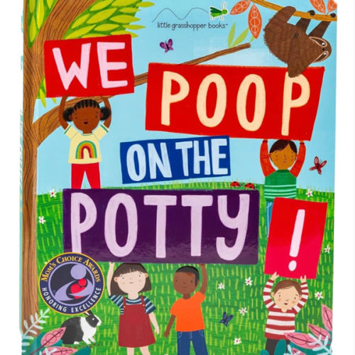 We Poop on the Potty!: Funny Potty Training Book for Toddlers | Mom's Choice Gold Award Winner | Teaches Bathroom Habits with Animals & Humor | Large Padded Board Book Gift for Boys & Girls