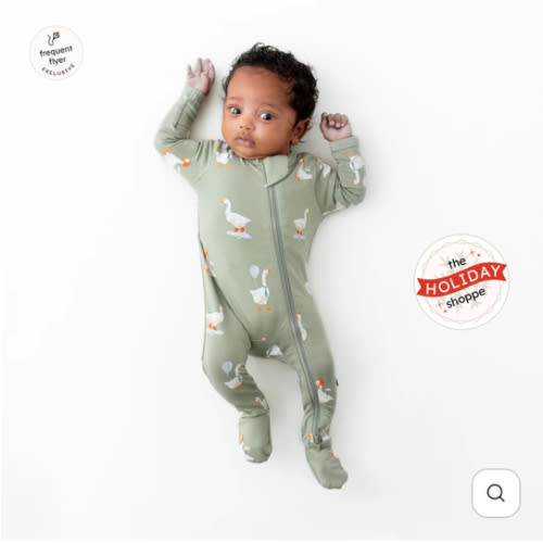 Goose Zippered Footie Pajamas | Baby Pajamas | Kyte Baby