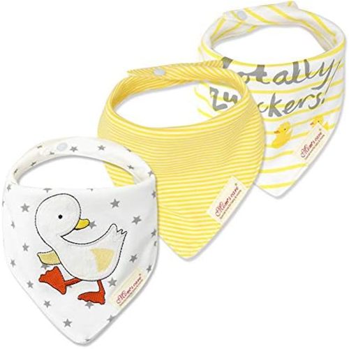 JN&LULU 3 Pack Newborn Baby Bibs Bandana Drool Bibs for Drooling Cotton Baby Gifts
