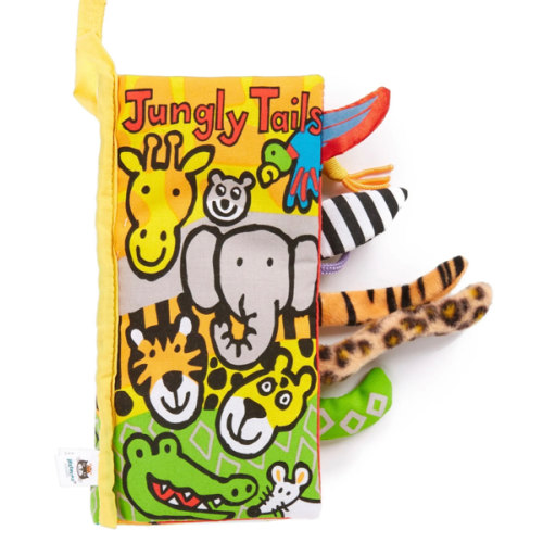 JELLYCAT Jungly Tails Cloth Book