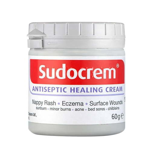 Sudocrem Triple Protection Cream - 15.29% Zinc Oxide for Rash, Sunburn & Skin Irritation Solution 60g, S Makeup Organizers