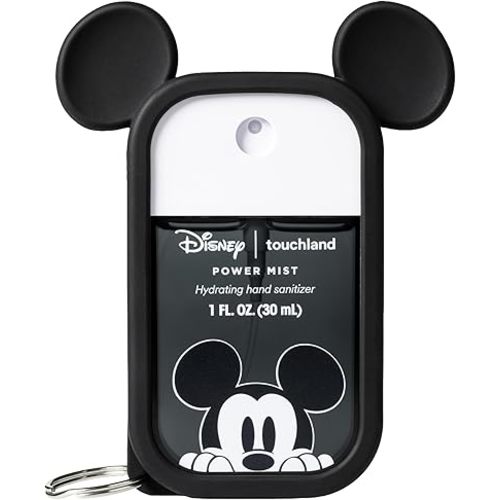 Touchland & Disney Special Edition Hand Sanitizer + Mist Case, Scented & Stylish Hydrating Sanitizer Spray Bundle, Travel Size, Dye Free