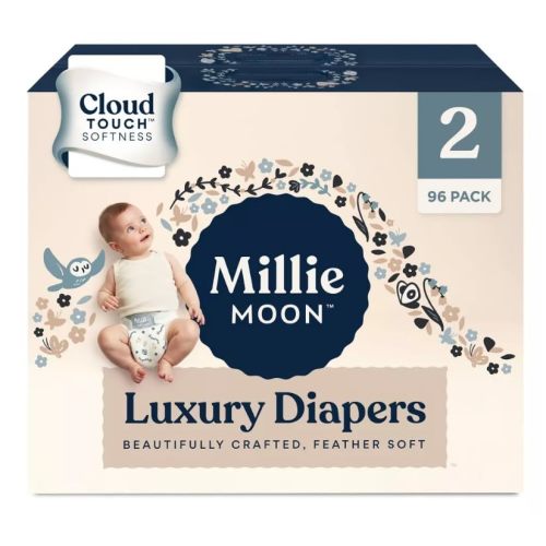 Millie Moon Luxury Diapers - Size 2-96ct