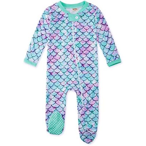 UNIFACO Baby Girls Boys Footed Pajamas One-Piece Sleeper Snug Fit Sleep and Play Zip Front Footie Romper 0-12 Month