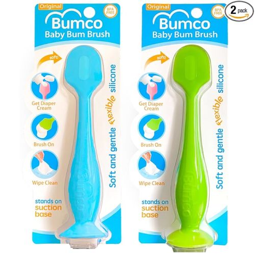 Bumco Diaper Cream Spatula (2-Pack)- Blue & Green