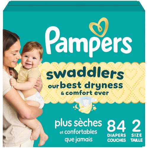 Pampers Swaddlers Diapers, Size 2 (10-22 lbs), Absorbent, Keeps Baby Dry and Comfortable, Skin Safe Disposable Baby Diaper - Walmart.ca