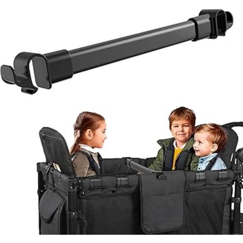 Forward-Facing Bus-Style Seating Upgrade Stroller Wagon Support Bar Compatible with Wonderfold W4 Elite/Luxe (4 Seater), Wonderfold Wagon W4 Accessories for Kids, Removable & Easy to Install.