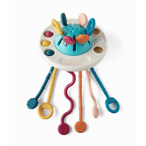 Montessori Toy Silicone UFO Pulling | Moonkie