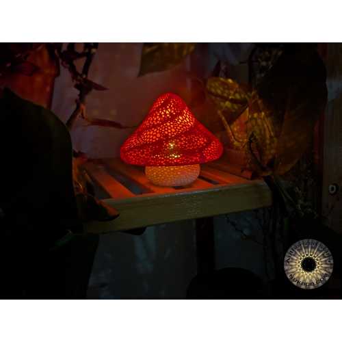 Mushroom Tea Light Lamp, Perfect Gift Or Whismy Decoration For Your Home