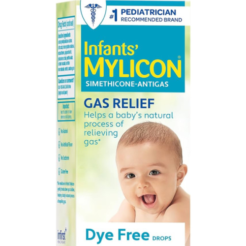 MYLICON Infants Gas Relief Drops for Infants and Babies, Dye Free Formula, 1 Fluid Ounce