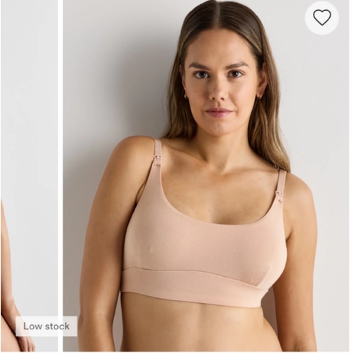 Micromodal Nursing Bra (2-pack) in Warm Sand Size XL
