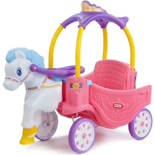 Little Tikes Princess Horse and Carriage Pedal Push Riding Toy