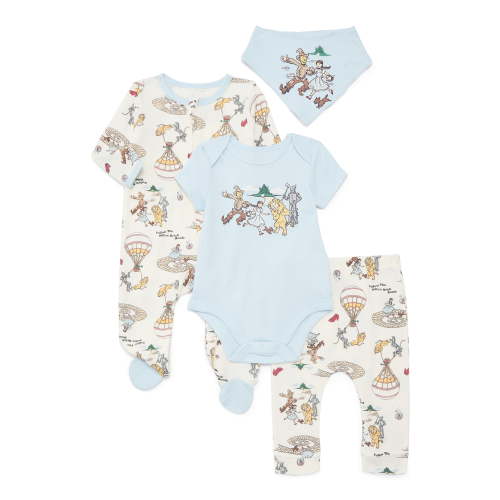 The Wizard of Oz Baby Layette Newborn Essentials Gift Set, 4-Piece, Sizes Newborn-12 Months