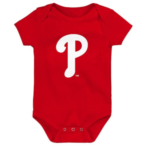 Philadelphia Phillies Outerstuff Newborn & Infant Primary Team Logo Bodysuit - Red