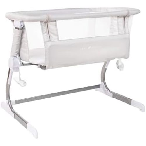 Baby Delight Beside Me Dreamer Bassinet | Bedside Sleeper | 7-Position Height Adjustment | Driftwood Grey