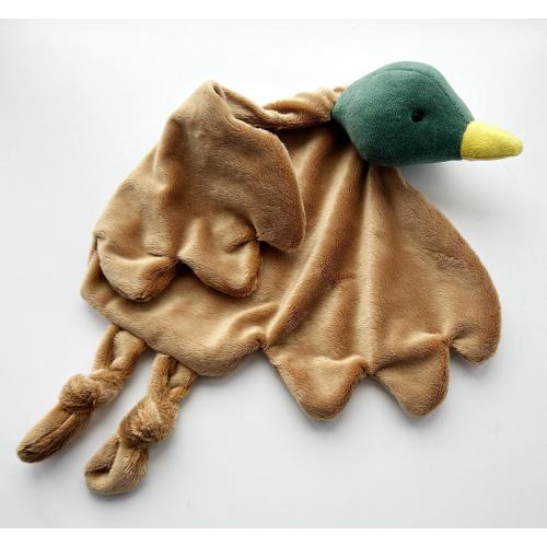 Mallard Duck Plush Baby Lovey, Green Head Duck Toy, hunter nursery