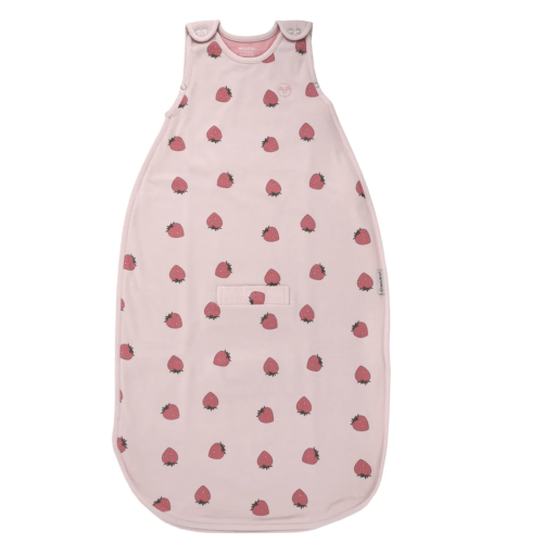 4 Season® Ultimate Baby Sleep Bag, Merino Wool & Organic Cotton, Strawberry