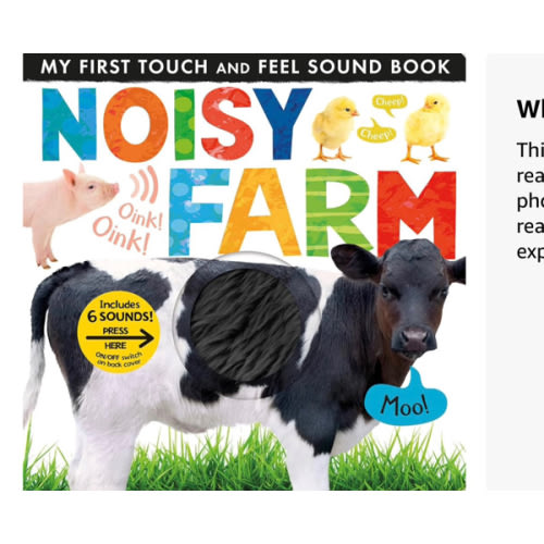 Noisy Farm: Includes 6 Sounds and an On/Off Switch on the Back Cover! (My First)