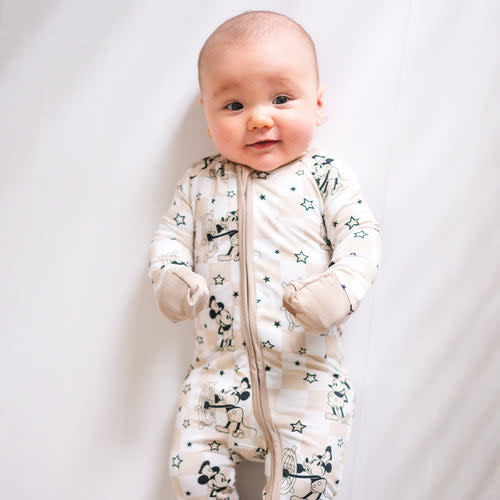 Mouse Chessboard Print Infant One-Piece Romper – FancyPrince