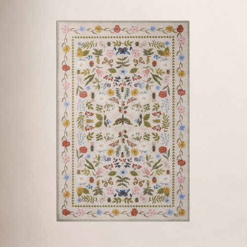 Rifle Paper Co. x Loloi Canopy Cream Area Rug & Reviews | Birch Lane